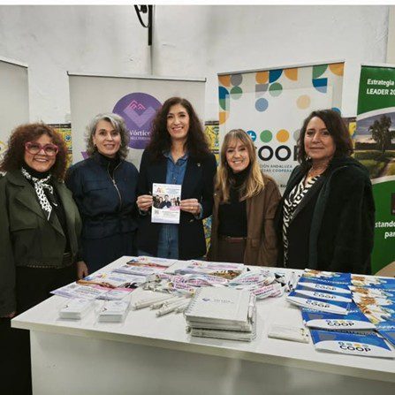 Vórtice Alcores Formación refuerza su compromiso con el empleo en la Feria de Empleo de Écija 2026